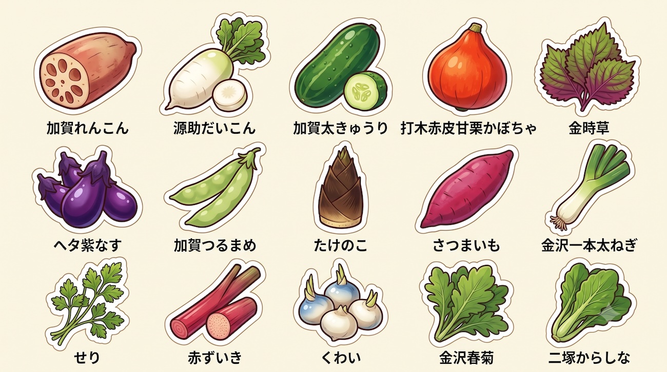 加賀野菜——金沢の伝統野菜たち